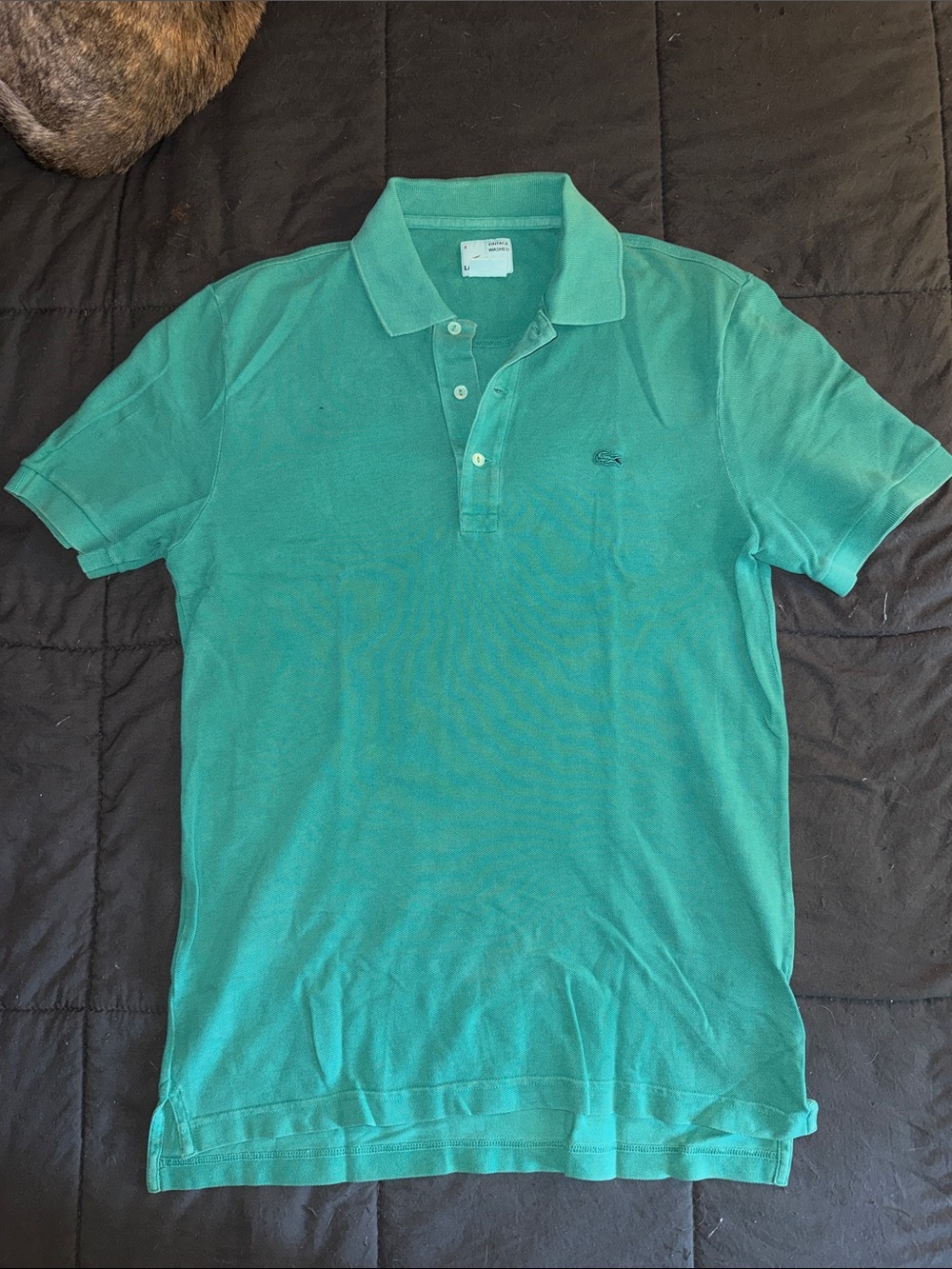 Lacoste Classic Green Vintage Wash Polo